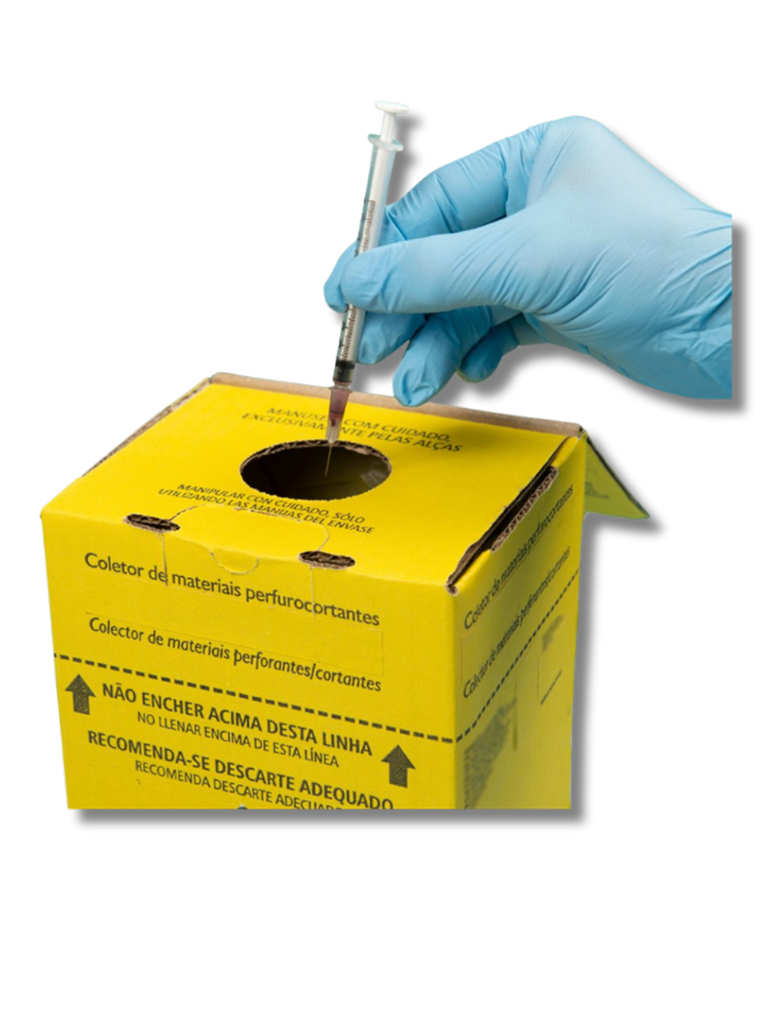 Coletor para Material Perfurocortante (7 litros) 