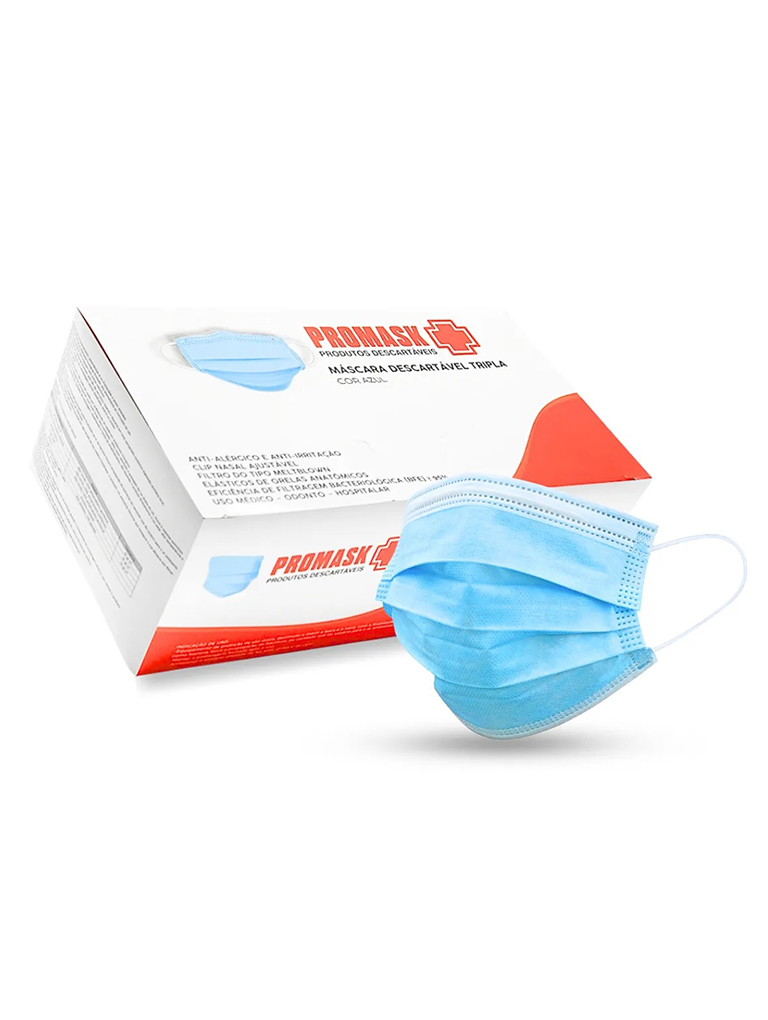 Máscara Descartável Tripla