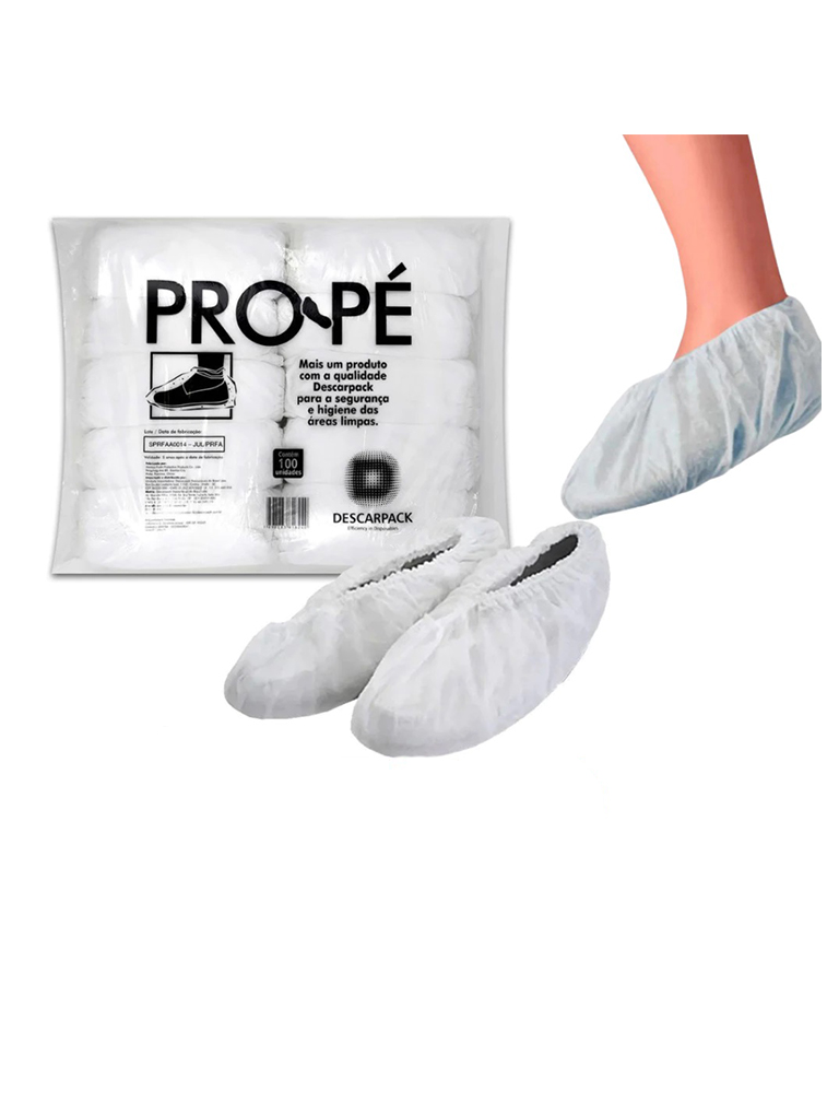 Sapatilha Descartável (Propé Branca pct/100 und) 
